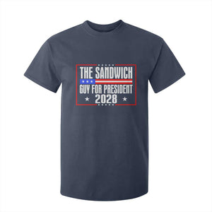The Sandwich Guy for President 2028 T Shirt For Kid Funny Patriotic Campaign Parody TS02 Navy Print Your Wear