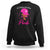 Breast Cancer Awareness Sweatshirt In October We Wear Pink Afro Girl TS02 Black Print Your Wear