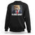 Funny Cat Trump 2024 Sweatshirt 9 Lives Baby TS02 Black Print Your Wear