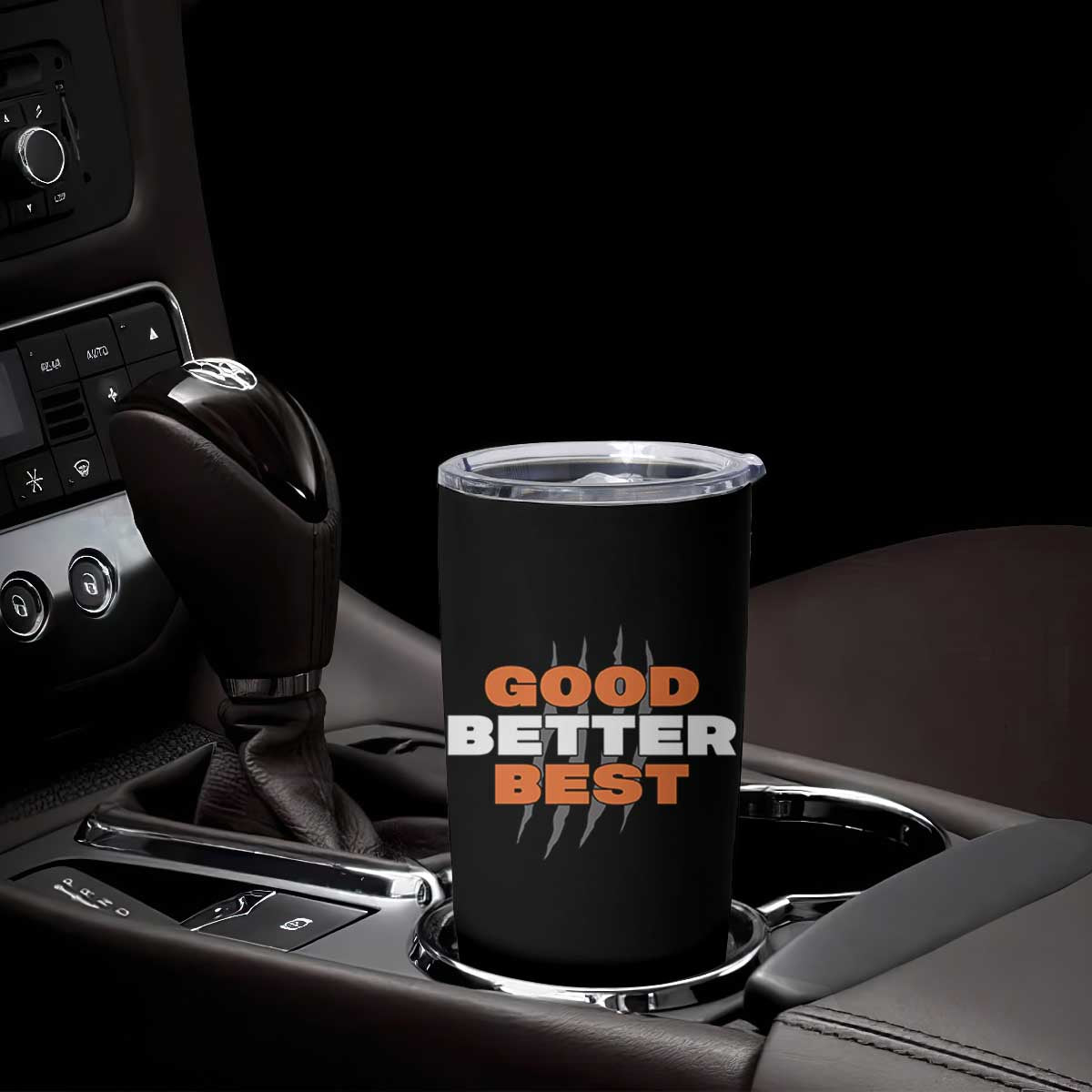 Good Better Best CFB Inspirational Tumbler Cup Fierce Bears Claw Graphic for Fan TS02 Print Your Wear