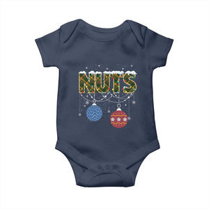 Christmas Couples Baby Onesie Chestnuts Xmas Matching Family Funny Nuts TS02 Navy Print Your Wear