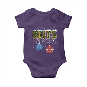 Christmas Couples Baby Onesie Chestnuts Xmas Matching Family Funny Nuts TS02 Purple Print Your Wear