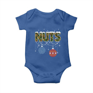 Christmas Couples Baby Onesie Chestnuts Xmas Matching Family Funny Nuts TS02 Royal Blue Print Your Wear