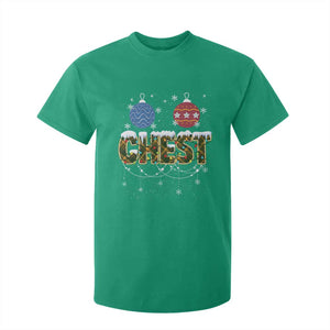 Christmas Couples T Shirt For Kid Chestnuts Xmas Matching Family Funny Chest TS02 Irish Green Print Your Wear