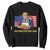 Funny Trump Fry 2024 Sweatshirt Make French Fries Great Again American Flag TS02 Black Print Your Wear