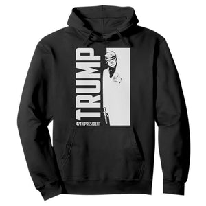 Trump 2024 Hoodie He Won 4th President Take America Back TS02 Black Print Your Wear