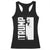 Trump 2024 Racerback Tank Top He Won 4th President Take America Back TS02 Black Print Your Wear