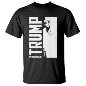 Trump 2024 T Shirt He Won 4th President Take America Back TS02 Black Print Your Wear