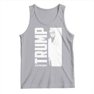 Trump 2024 Tank Top He Won 4th President Take America Back TS02 Athletic Heather Print Your Wear