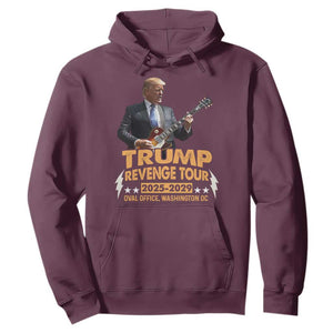 Trump Tour 47th President Hoodie Revenge Tour 2025 Washington DC TS02 Maroon Print Your Wear