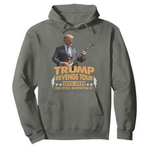 Trump Tour 47th President Hoodie Revenge Tour 2025 Washington DC TS02 Military Green Print Your Wear