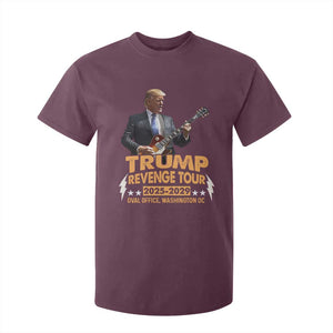 Trump Tour 47th President T Shirt For Kid Revenge Tour 2025 Washington DC TS02 Maroon Print Your Wear