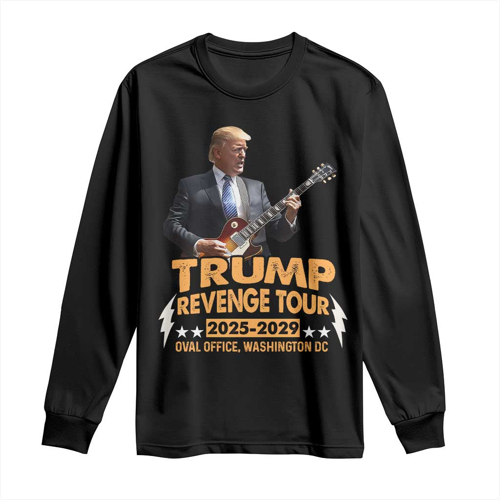 Trump Tour 47th President Long Sleeve Shirt Revenge Tour 2025 Washington DC TS02 Black Print Your Wear