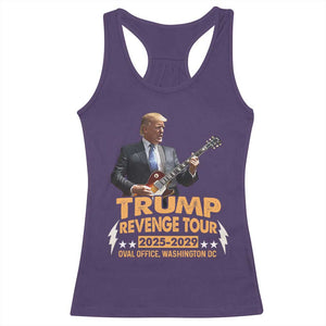 Trump Tour 47th President Racerback Tank Top Revenge Tour 2025 Washington DC TS02 Purple Print Your Wear