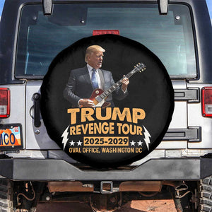 Trump Tour 47th President Spare Tire Cover Revenge Tour 2025 Washington DC TS02 No hole Black Print Your Wear