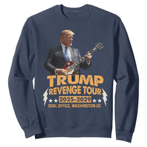 Trump Tour 47th President Sweatshirt Revenge Tour 2025 Washington DC TS02 Navy Print Your Wear