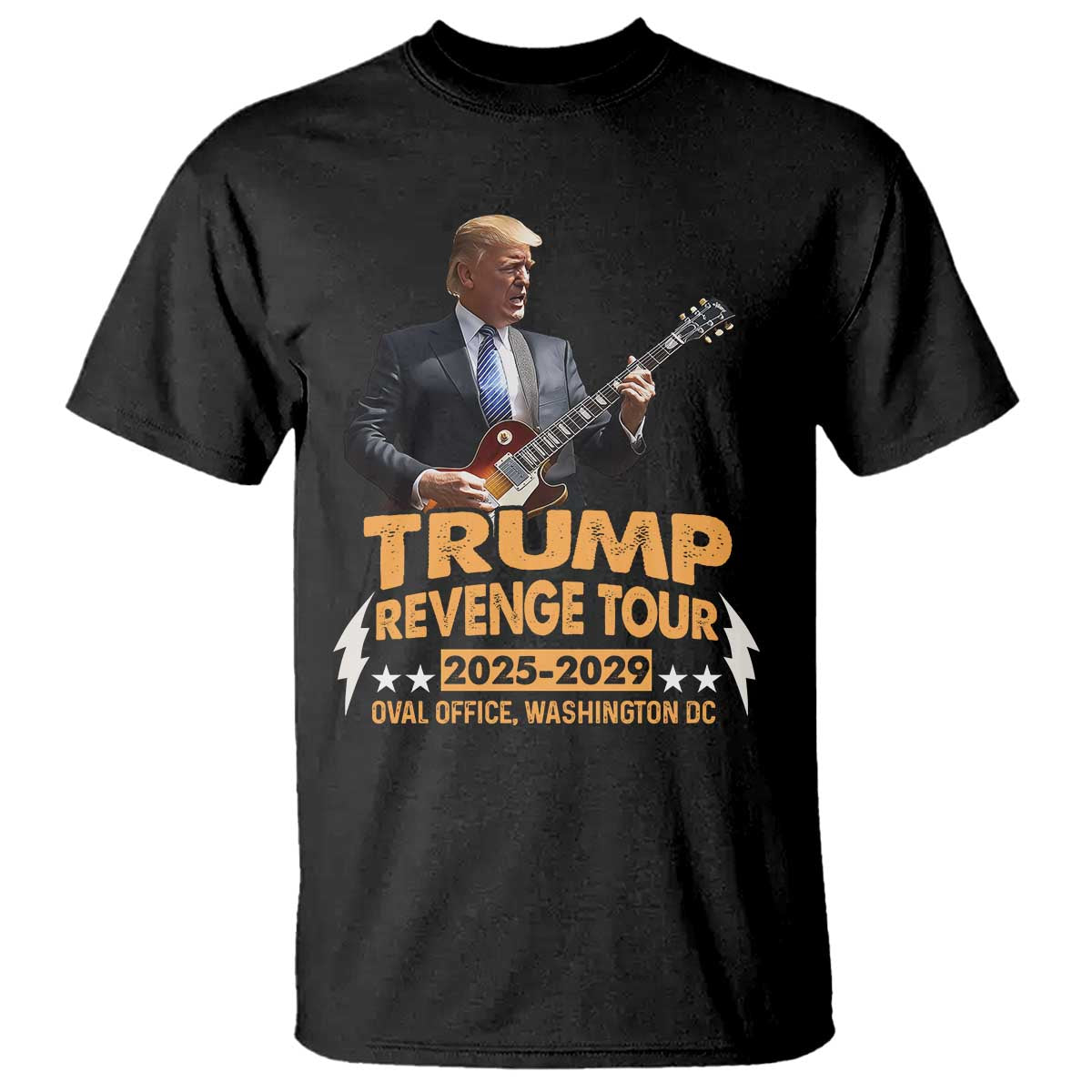 Trump Tour 47th President T Shirt Revenge Tour 2025 Washington DC TS02 Black Print Your Wear