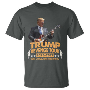 Trump Tour 47th President T Shirt Revenge Tour 2025 Washington DC TS02 Dark Heather Print Your Wear