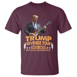 Trump Tour 47th President T Shirt Revenge Tour 2025 Washington DC TS02 Maroon Print Your Wear