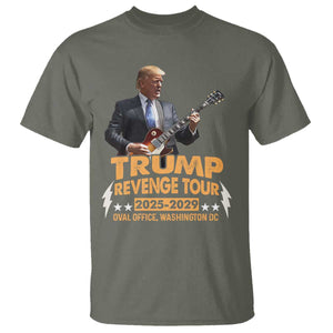 Trump Tour 47th President T Shirt Revenge Tour 2025 Washington DC TS02 Military Green Print Your Wear