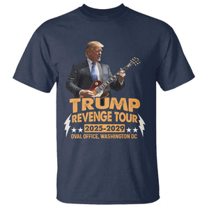 Trump Tour 47th President T Shirt Revenge Tour 2025 Washington DC TS02 Navy Print Your Wear