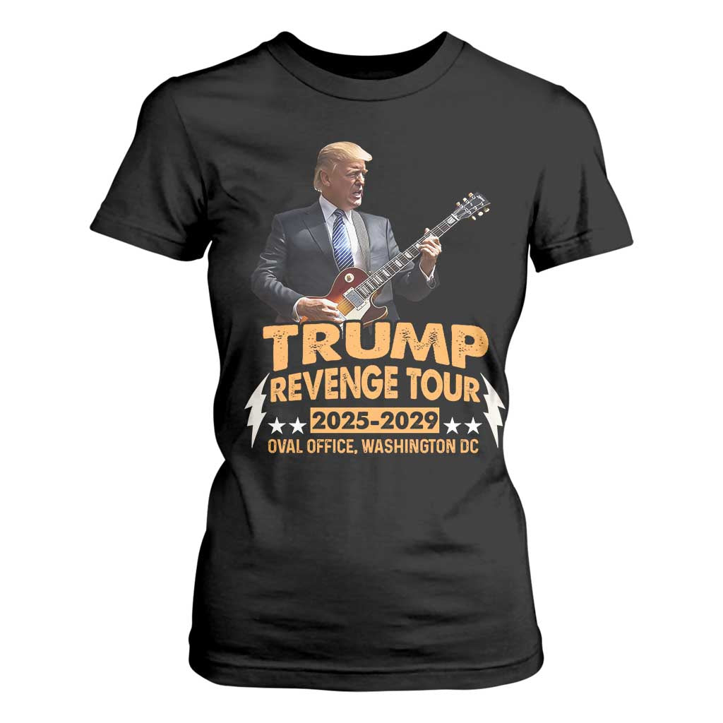 Trump Tour 47th President T Shirt For Women Revenge Tour 2025 Washington DC TS02 Black Print Your Wear