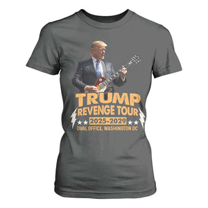 Trump Tour 47th President T Shirt For Women Revenge Tour 2025 Washington DC TS02 Dark Heather Print Your Wear