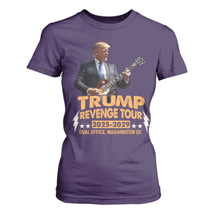 Trump Tour 47th President T Shirt For Women Revenge Tour 2025 Washington DC TS02 Purple Print Your Wear