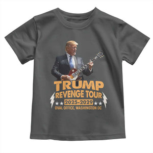 Trump Tour 47th President Toddler T Shirt Revenge Tour 2025 Washington DC TS02 Dark Heather Print Your Wear