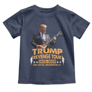 Trump Tour 47th President Toddler T Shirt Revenge Tour 2025 Washington DC TS02 Navy Print Your Wear