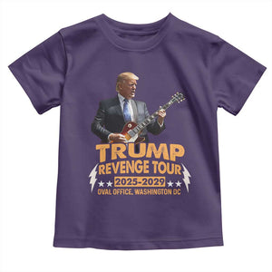 Trump Tour 47th President Toddler T Shirt Revenge Tour 2025 Washington DC TS02 Purple Print Your Wear