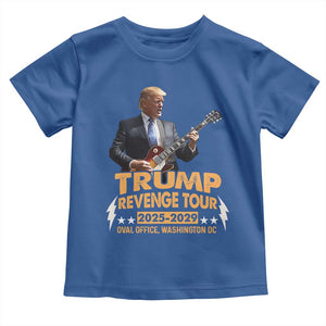 Trump Tour 47th President Toddler T Shirt Revenge Tour 2025 Washington DC TS02 Royal Blue Print Your Wear