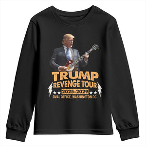 Trump Tour 47th President Youth Sweatshirt Revenge Tour 2025 Washington DC TS02 Black Print Your Wear