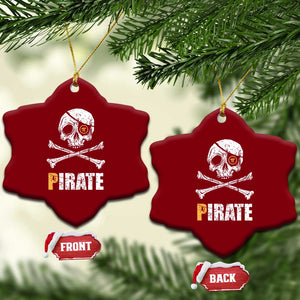 Funny Pirate Pi Cryptocurrency Ceramic Ornament Crypto Coins Blockchain Mining TS02 Print Your Wear