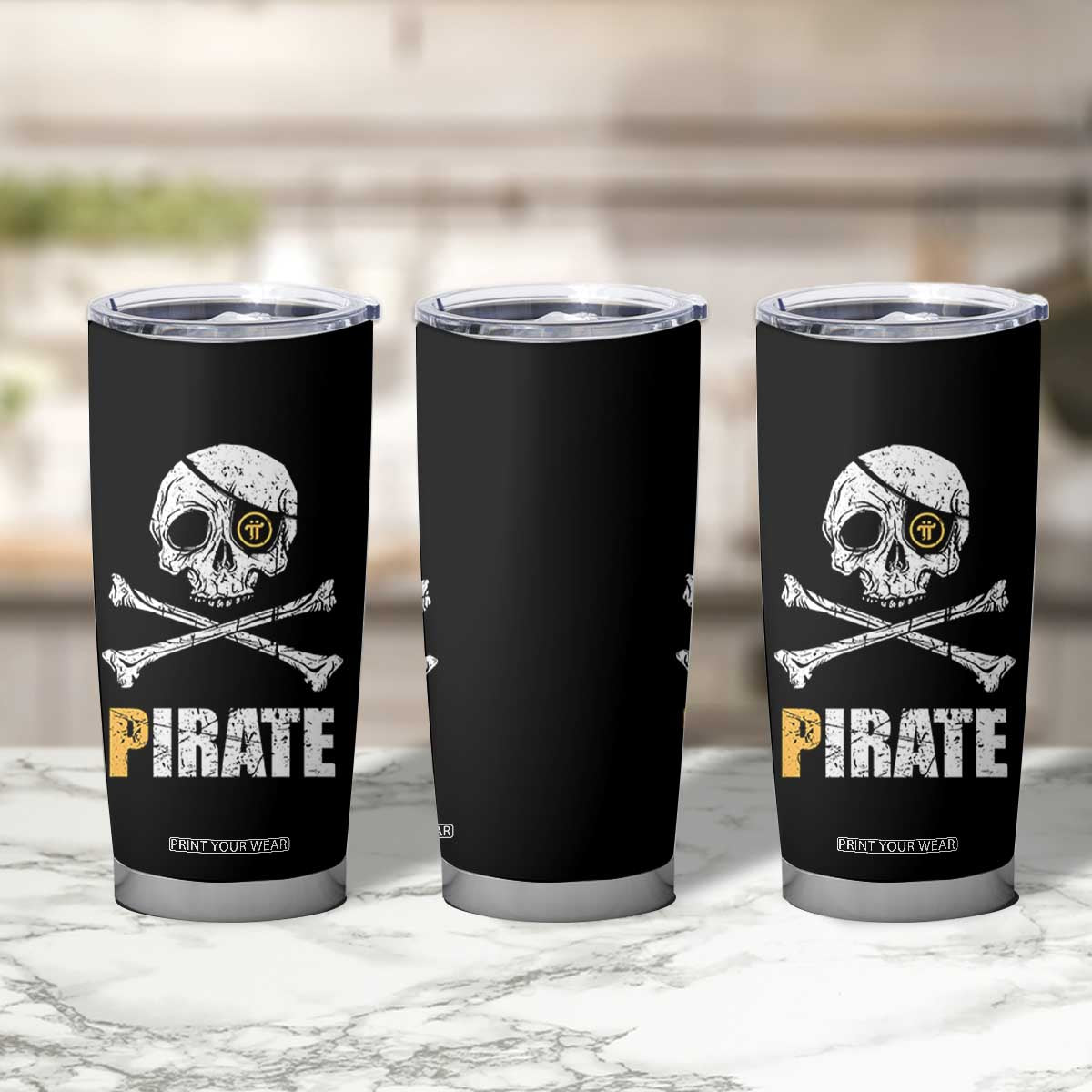 Funny Pirate Pi Cryptocurrency Tumbler Cup Crypto Coins Blockchain Mining TS02 Print Your Wear