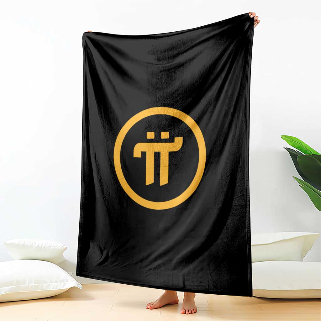 Pi Cryptocurrency Throw Blanket Crypto Coins Network TS02 Print Your Wear