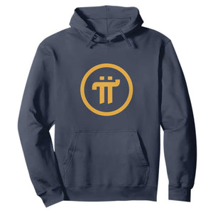 Pi Cryptocurrency Hoodie Crypto Coins Network TS02 Navy Print Your Wear