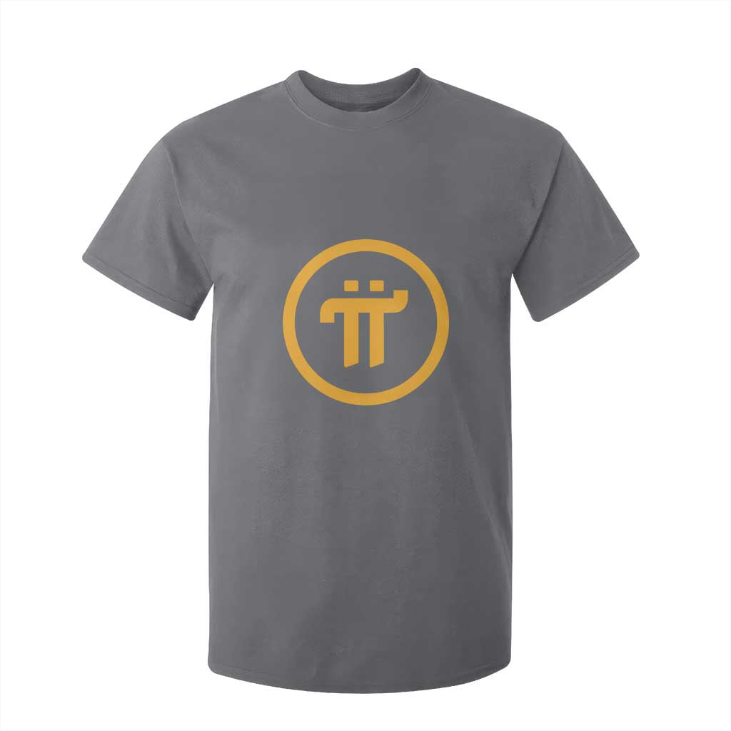 Pi Cryptocurrency T Shirt For Kid Crypto Coins Network TS02 Charcoal Print Your Wear