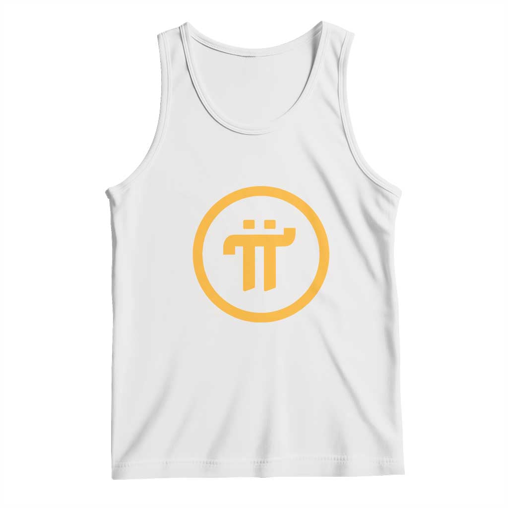 Pi Cryptocurrency Tank Top Crypto Coins Network TS02 White Print Your Wear