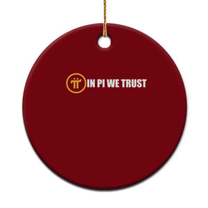In Pi We Trust Cryptocurrency Ceramic Ornament Crypto Coins Blockchain Mining TS02 1pc Red Print Your Wear