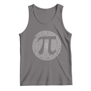 Funny Number Pi Tank Top Pi 3.14 Pi Number Symbol Math Science Gift TS02 Deep Heather Print Your Wear