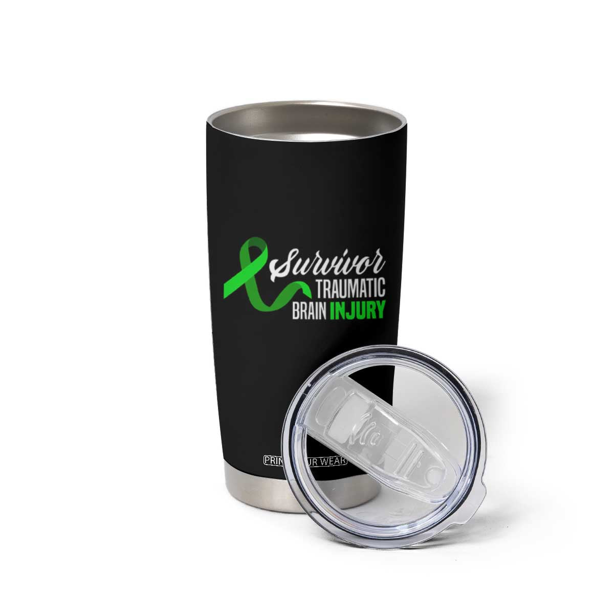 Traumatic Brain Injury Awareness Tumbler Cup TBI Survivor TS02 Print Your Wear