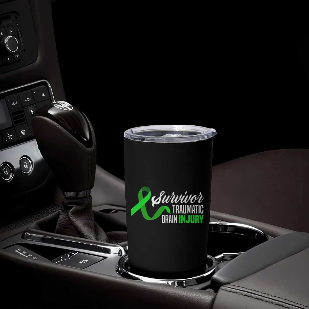 Traumatic Brain Injury Awareness Tumbler Cup TBI Survivor TS02 Print Your Wear