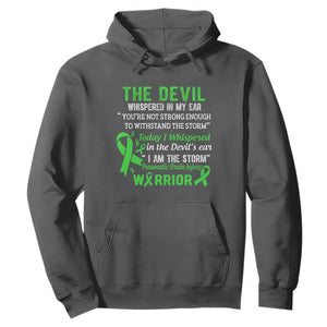 Traumatic Brain Injury Awareness Hoodie I Am The Storm TBI Warrior TS02 Dark Heather Print Your Wear