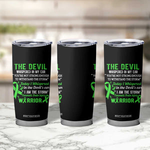 Traumatic Brain Injury Awareness Tumbler Cup I Am The Storm TBI Warrior TS02 Print Your Wear