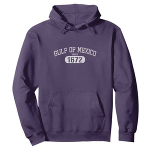 Gulf of Mexico Since 1672 Hoodie Golfo de Mexico Classic TS02 Purple Print Your Wear