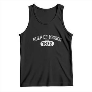 Gulf of Mexico Since 1672 Tank Top Golfo de Mexico Classic TS02 Black Print Your Wear