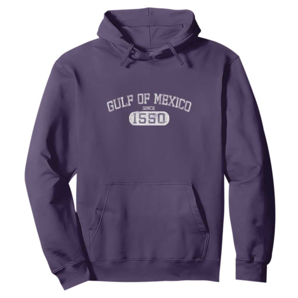 Retro Gulf of Mexico Hoodie Est 1550 Mexican Flag TS02 Purple Print Your Wear