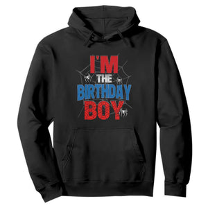 Spider Birthday Boy Hoodie Spiders Lover Bday Party TS02 Black Print Your Wear
