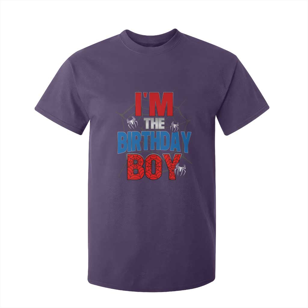 Spider Birthday Boy T Shirt For Kid Spiders Lover Bday Party TS02 Purple Print Your Wear